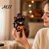 Patchwork Tier-Set Halloween Freunde Set, DIY Nähen 4 Bastel Süße Charaktere herstellen, für Anfänger Handgemachtes Geschenk Feiertagsdekoration Niedlich