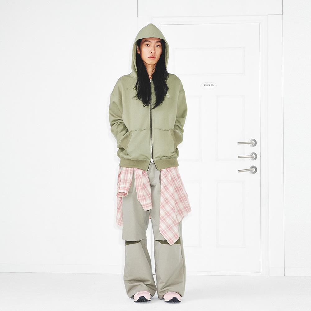 999Hyumeoniti Division Trousers (Bio Olive Drape)