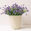 Thickened Imitation Ceramic Round Indoor Plant Pot with Tray