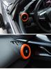 Hcilloend Applicable to new Mazda Roadster RFND series 2016-2024 Air conditioner ring outlet cover Air outlet ring Air conditioner outlet cover M