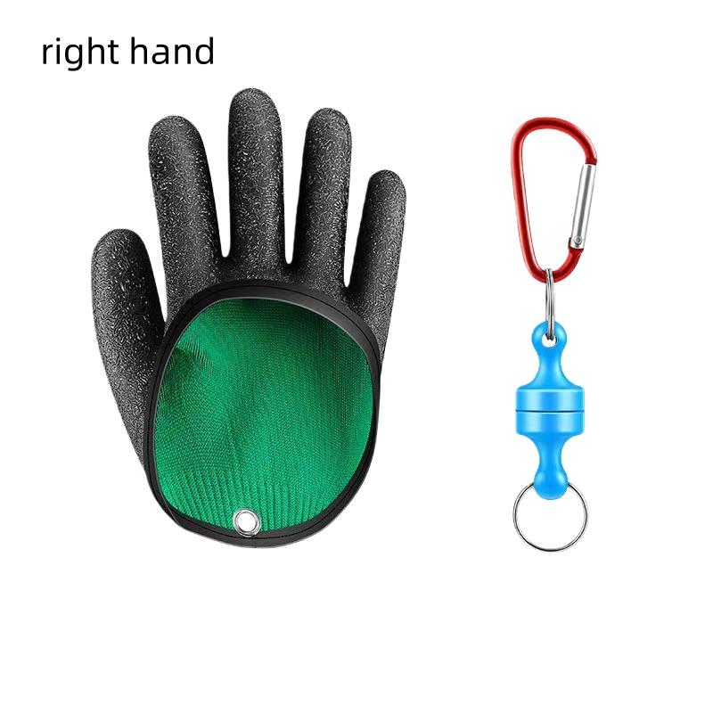 One-Hand Magnet Fishing Gloves - Quick-Dry Anti-Slip Grip for Ocean, Lake & River Fishing, Heavy-Duty & Secure