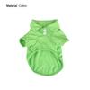 Pet Shirt Lapel Design Sweat-absorbent Solid Color Dog Two-legged T-shirt for Summer