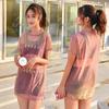 Swimsuit Female Student Korean Version of The Sexy Split Bikini Three-piece Conservative Slimming Plus Size Swimsuit