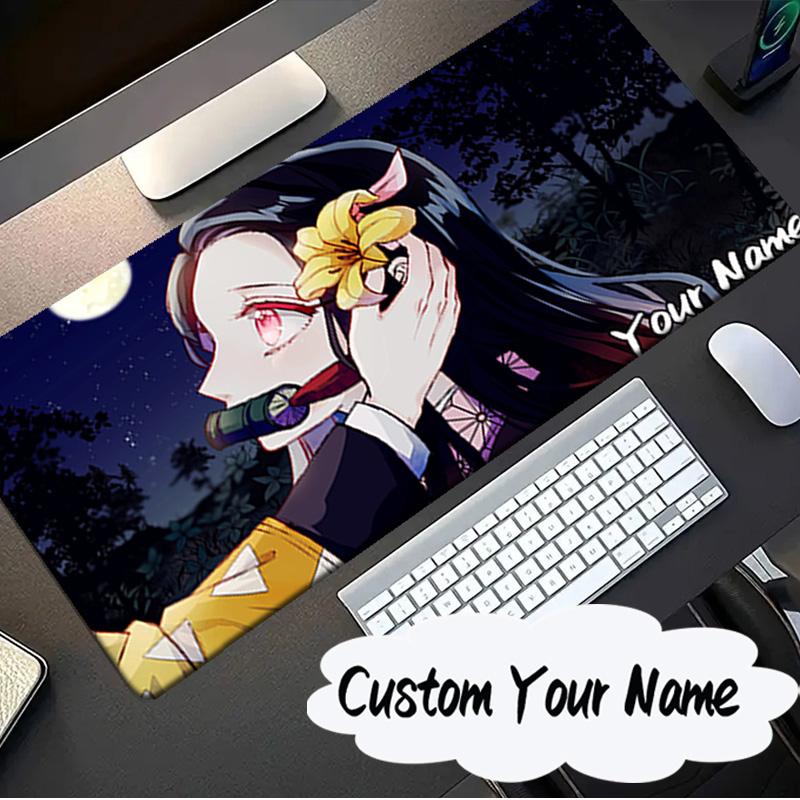 Custom Name Mouse pad Demon Anime Group Mouse pad, Gaming Mouse Pad, keyboard pad, Desk Decor for computer notebook Fan Birthday Gift