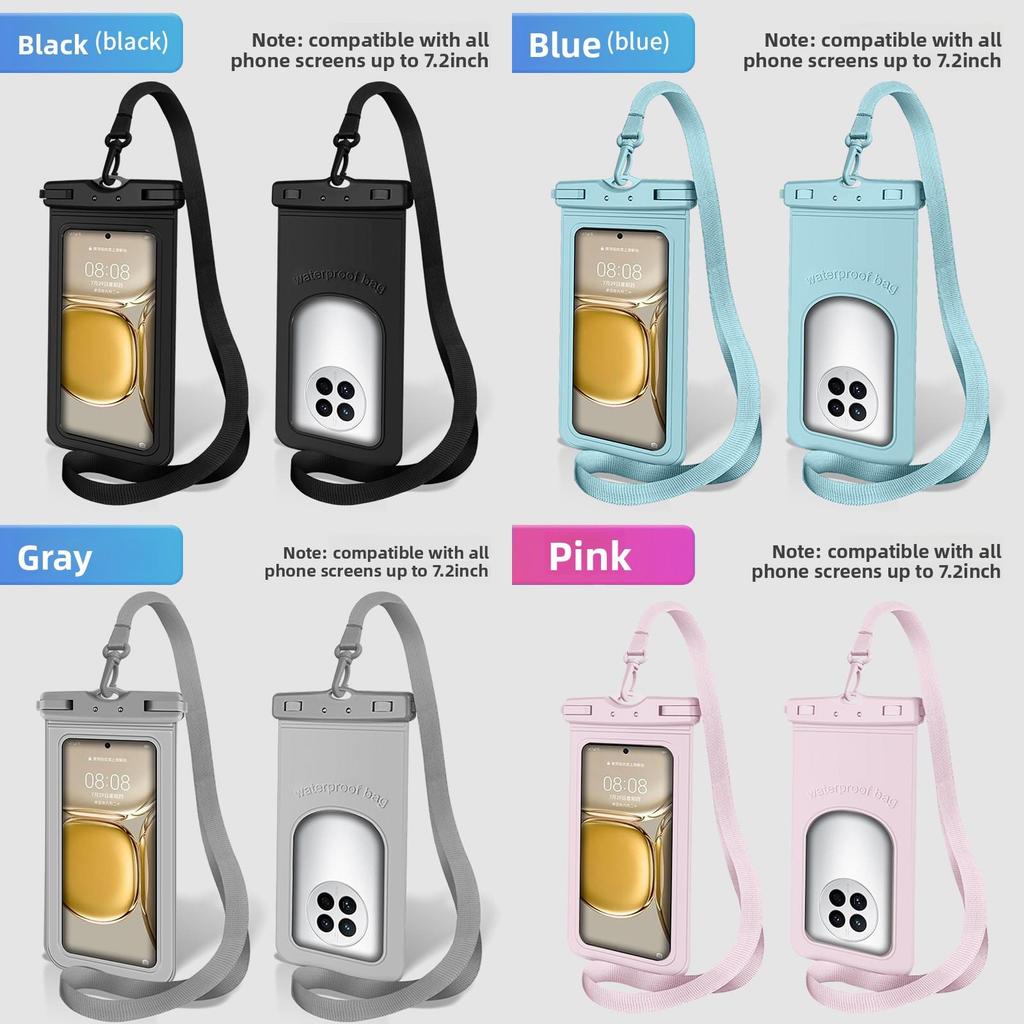 Tpu Waterproof Phone Bag With Touch Screen For Outdoor Sports And Travel