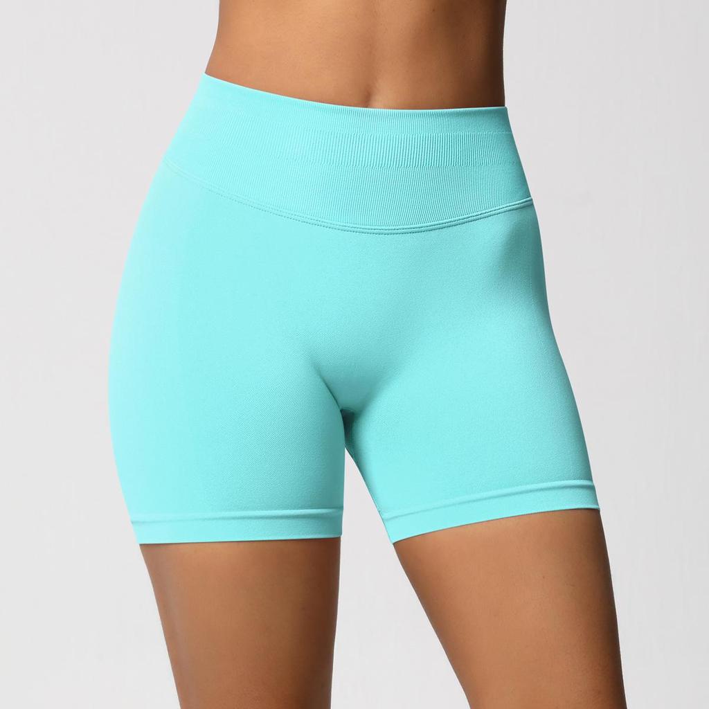 Seamless High-Waisted Butt-Lifting Fitness Shorts for Women - Quick-Drying Yoga and Sports Wear