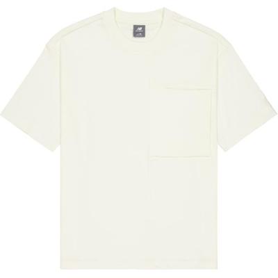 New Balance T Shirt Unisex Ivory White NEE39071-IV