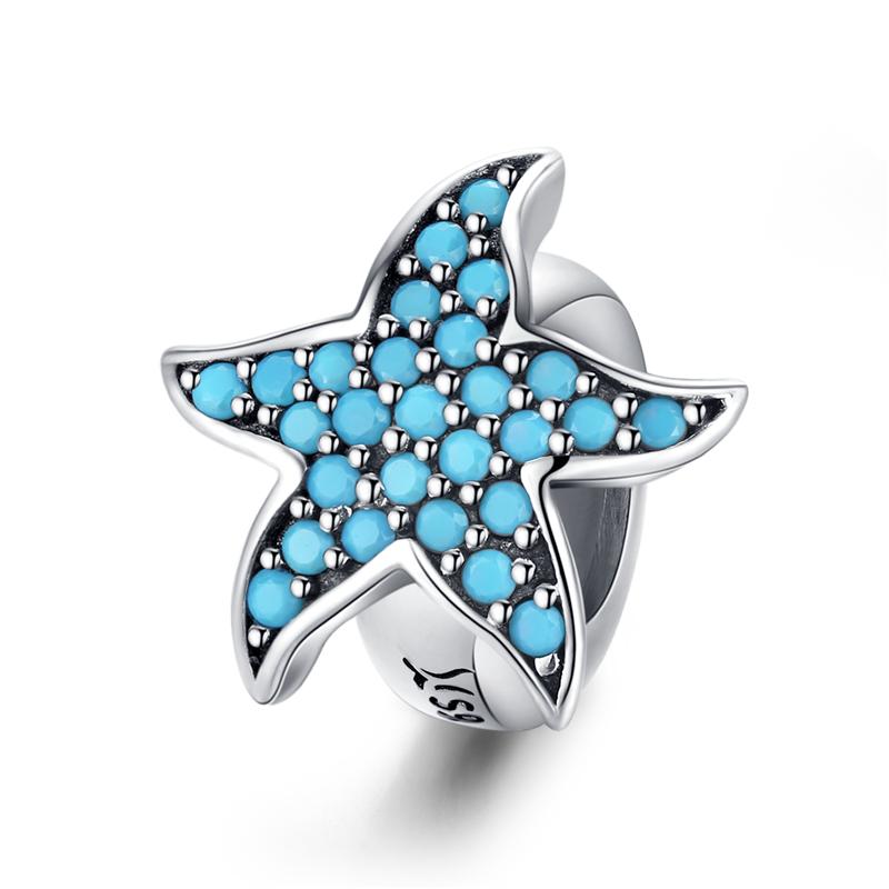 WOSTU 925 Silver Stopper Spacer Beads Cat Feather Round Charm Fit Bracelet Bangle DIY Jewelry Accessories