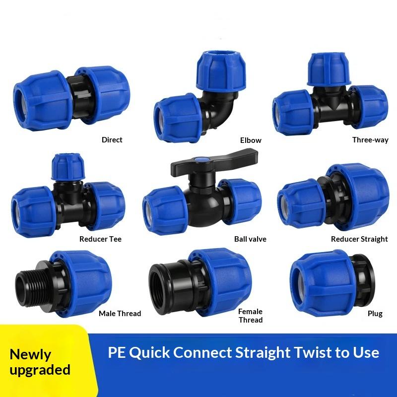 1Pc IBC Tank Adapter Easy to Install 1/2'' 3/4'' Coarse Thread Connector for PE PVC Pipe Garden Irrigation Use