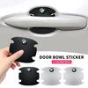 4pc Car Door Handle Bowl Scratch Protector Carbon Fiber Stickers For BMW X1 X2 X3 X5 X4 X6 X7 G30 G20 G32 G11 G12 F40 F30 F20 F1