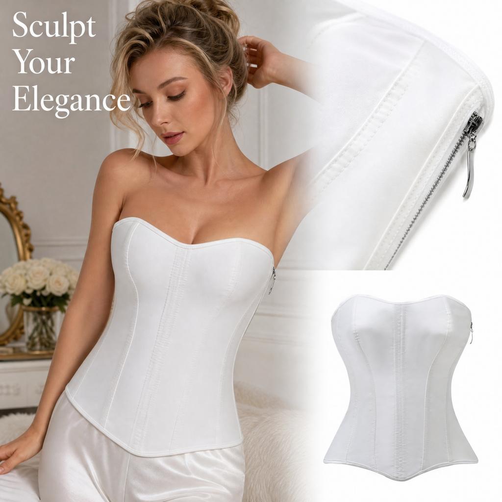 Women's Zip Front Shapewear Bodysuit with for Daily Wear