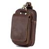 Vintage Cow Leather Belt Bag Portable Large Capacity Fanny Pack Waist Bag Outdoor Sport