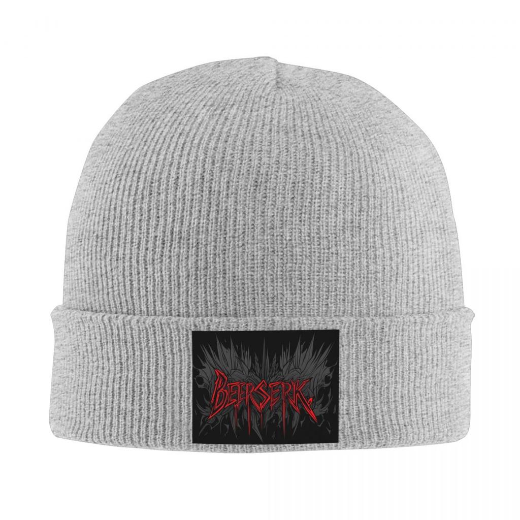 Berserks Letter Logo Warm Knitted Cap Winter Knit Bonnet Hat Skullies Beanies Hip Hop Caps for Unisex