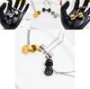 Temu Shein Necklace With Cartoon Dumbbell Pendant For Hip Hop Fashion And Mens Gift