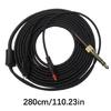 Wear Resistant Headphone Cable Heavy Duty Nylon Construction Easy Portability for HD580 HD600 HD650 HD660 HD660S