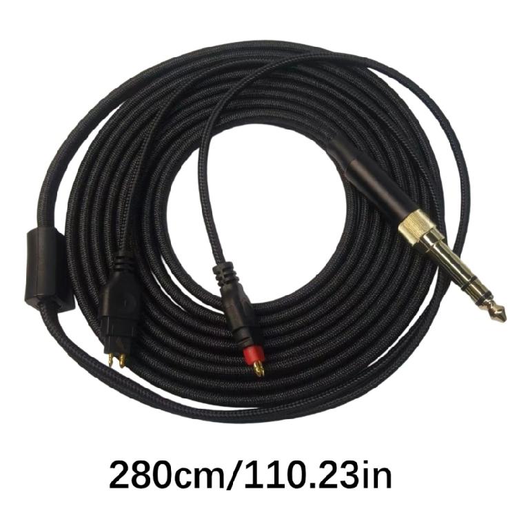 Wear Resistant Headphone Cable Heavy Duty Nylon Construction Easy Portability for HD580 HD600 HD650 HD660 HD660S