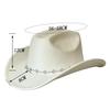 Rhombus Rhinestone Suede Cowboy Hat - Upturned Brim, Fluffy Design, Perfect for Parties or Gifts