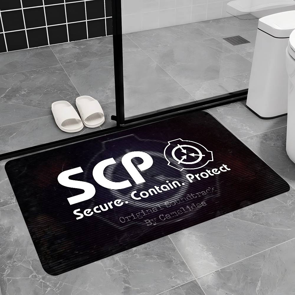 Sci Fi Foundation SCP Foundation Room Mats Retro Multiple Choice Living Room Kitchen Rug Non-Slip Welcome Rug