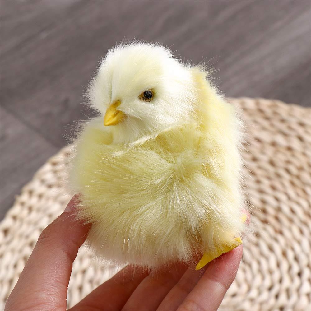 Easter Children Cognition Kids Birthday Gift Chicken Model Animal Doll Plush Toy Simulation Chick