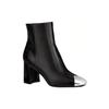 Louis Vuitton Leather Ankle Boots Women's Black 1A8NND
