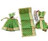 @ Indian Traditional Radha Krishna Dress Green colour For Home And Temple MJ-297-60%OFF