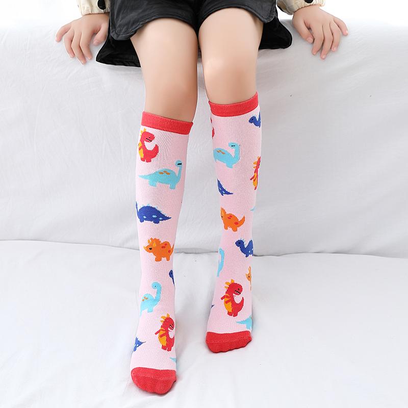 Infant Girls Warmer Ankle Lovely Cartoon Over Knee Long High Socks for Baby Kids Unicorn Toddler Child Colorful Cotton Stockings