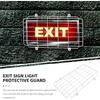 Metal Emergency Light Protective Guard Wire Cage for Exit Signs Wall-mounted Emergency Light Wire Cover Durable Easy To Install for Public Spaces