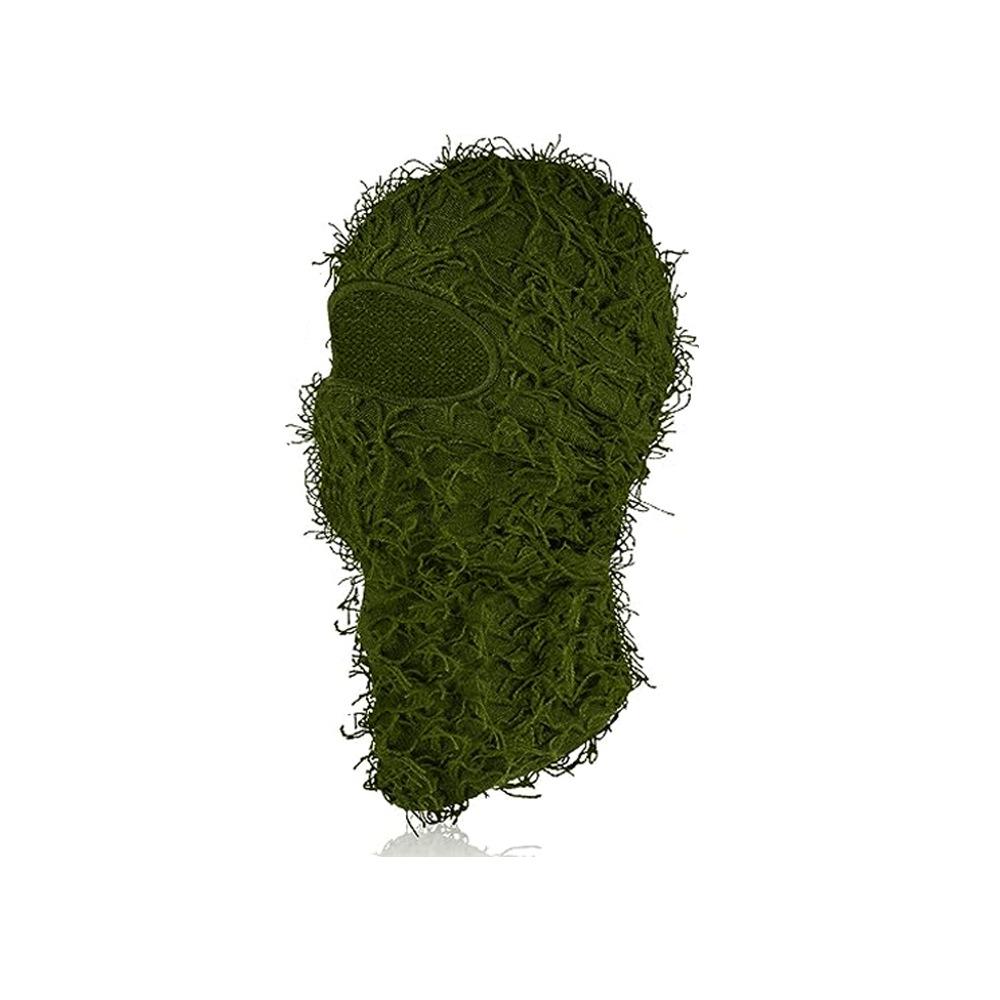 Balaklafa hat for men and women, funny acrylic knitted yarn head cover, outdoor skiing thermal mask