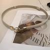 1Pc Adjustable Plutonium Leather Ladies Dress Accessories Slim Belts Thin Women Belt Belts Alloy Buckle  Female Waist