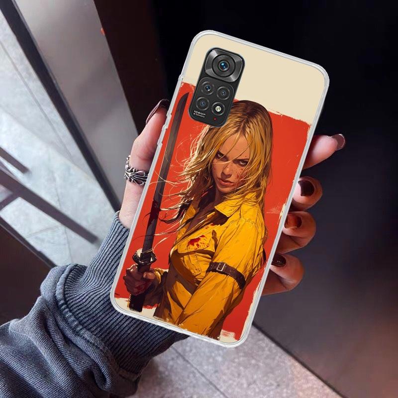

Kill Bill Phone Case For Xiaomi Redmi Note 10 11 12 13 14 15 Pro Plus 11S 12S 14S 11T 11E 10S Soft TPU Back Cover Redmi Note 14 Redmi Note 13 4G