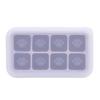 Ice Maker Mold Cat Paw Look Silicone Easy Release Multifunctional Ice Maker Tray for Jelly Food Baking Purple