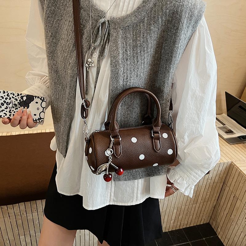 Handbag Small Shoulder Bag Women's High-end Polka Dot Niche Pillow Bag Crossbody Bag