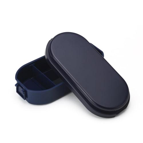 Miyoshi Seisakusho GEL-COOL Lunch Box with Integrated Ice Pack, Dome L, Berry Blue, 0101-0173