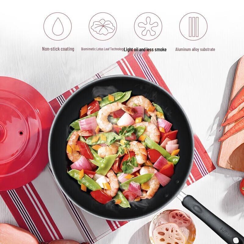 SUPOR NC34F4 34CM Antihaft-Wok zum Braten