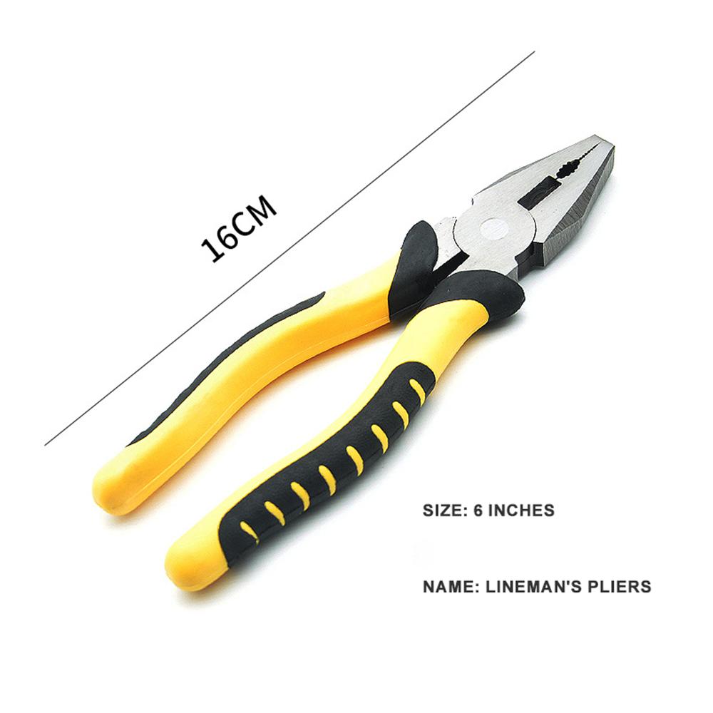 Clește multifuncțional cu tăietoare de sârmă de calitate industrială, clește cu vârf ascuțit din oțel cu conținut ridicat de carbon, duze înclinate de 6 și 8 inci