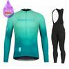 Pro Team Winter Thermal Fleece Cycling Clothing Men's Jersey Suit Warm Bicycle Bike Clothes MTB Maílllot Ciclismo Hombre
