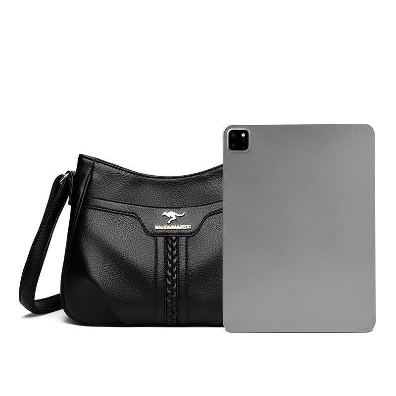 Einfache Retro Damen Schultertasche, Lässige Umhängetasche, Modische Damen Schultertasche, Geeignet für Alltag, Shopping, Pendeln