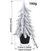 Mini table Christmas trees, Small size Christmas trees gift for kids and friends, desktop christmas tree, New year's tree decoration with snow