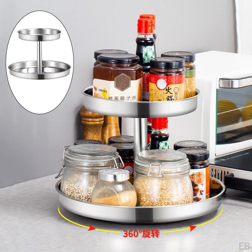 Organizer For Cabinet Swivel Tray Container
