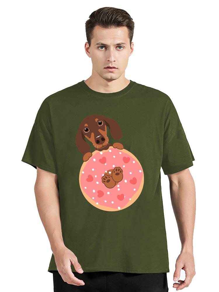 Funny Low Rider Dachshund Sausage Dog Oversized T-shirt Anime Men's Clothing Female Designer Fitness T Shirt Manga Cotton Tshirt