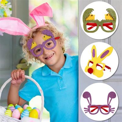 Easter Cute - Glasses Easter Decoration 2022 Eggs Glasses Frame Party Favors Kids Gift Easter Party Toy