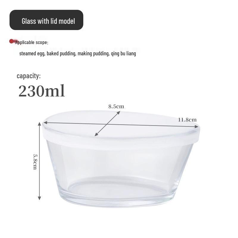 Universal Steamed Egg and Vegetable Bowl - Double Boiler for Egg Custard and Baby Food