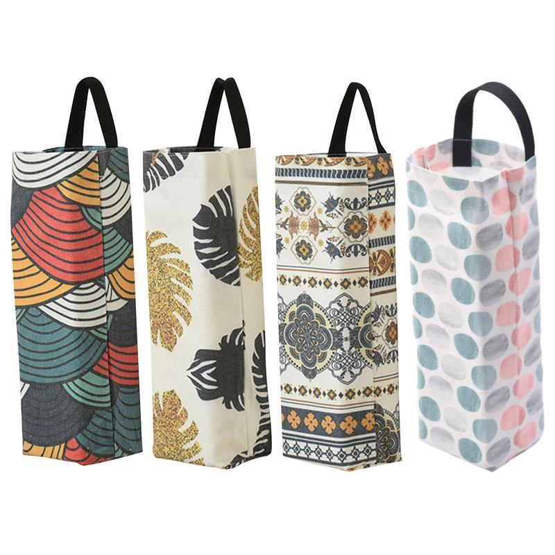 Household Kitchen Garbage Bag Storage Bag Hanging Bag Hanging Wall Color Extraction Type Sorting Debris Storage Bag