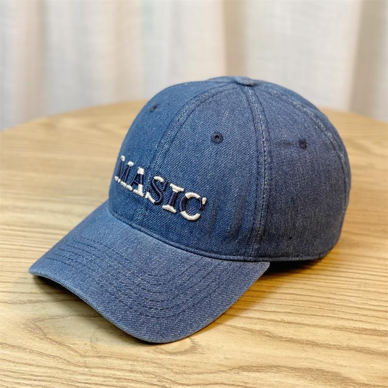 Spring and Autumn New Letter Embroidered Hat for Men and Women  General Purpose Baseball Cap Trendy Fashion Simple Baseball Cap Soft Top