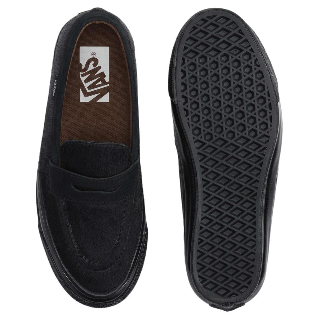Vans Mokasína 53 Prémiová kůže s pony srstí Pohodlné mokasíny Unisex mokasíny Černá VN000VASBLA