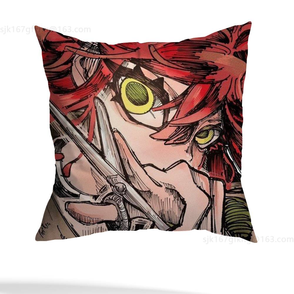 Anime G-Gachiakuta pillowcase casual style decoration, suitable for home decoration (excluding pillow core)