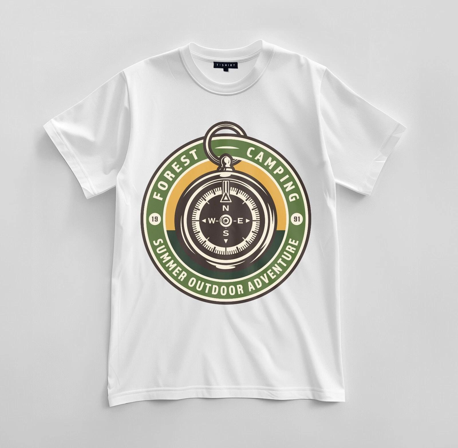 

Custom Forest Camping Graphic T-shirt Design Unisex Jersey Short Sleeve Tee L