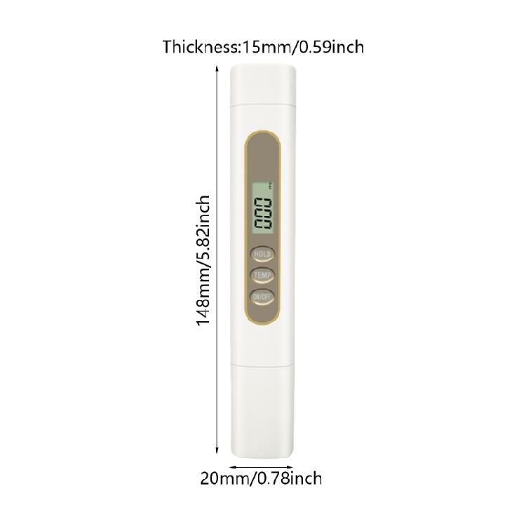 Advanced Water Tester Water Quality Analyzers TDS Meter for Detecting Ionic Organic Compounds & Ensuring Safe Hydrations