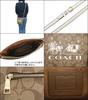 Coach Bag FCN767 CN767 Khaki X Chalk Signature Horse and Carriage Print Coated Canvas Leather Mini Rowan File Bag Ladies [Coach] (Shoulder Bag)