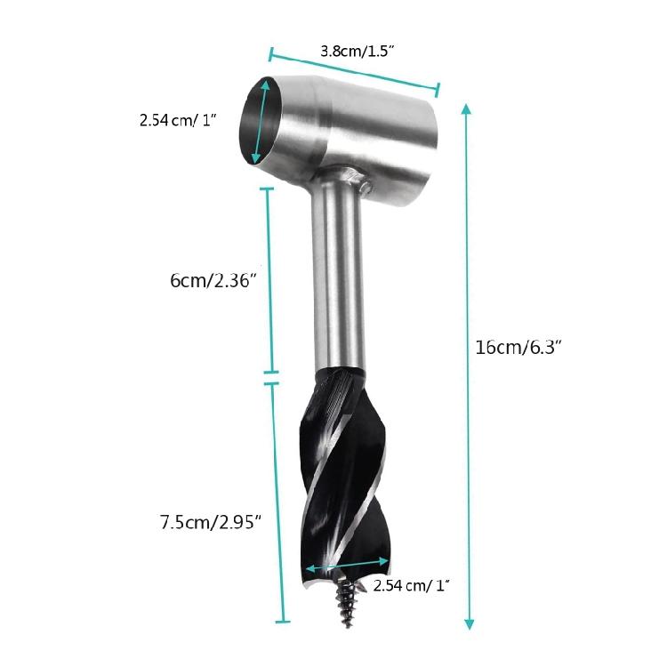 Multifunctional Survival Drill Tools for Manual Auger Manual Hole Maker